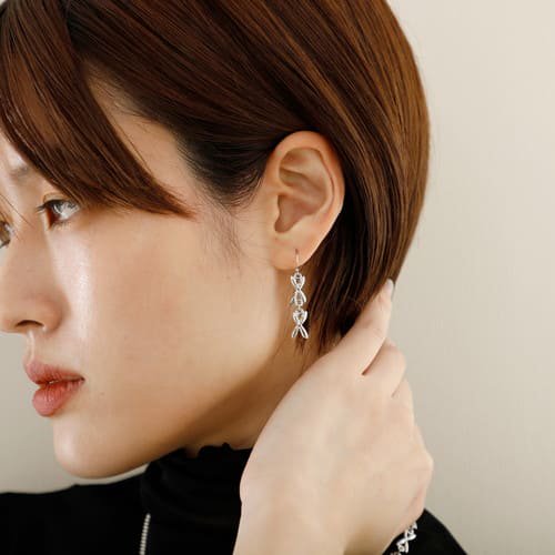 JewCas Chain pierced＆earrings［JC3830］