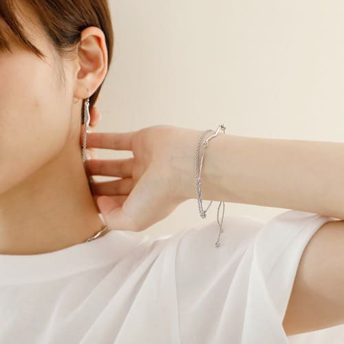JewCas Chain pierced＆earrings［JC3833］