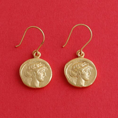 Coin Series pierced earrings[JC3970]